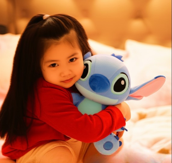 Hot Disney Cartoon Blue Pink Stitch Plush Dolls Anime Toys Lilo and Stitch Stich Plush Stuffed Toys Christmas Gifts for Kids